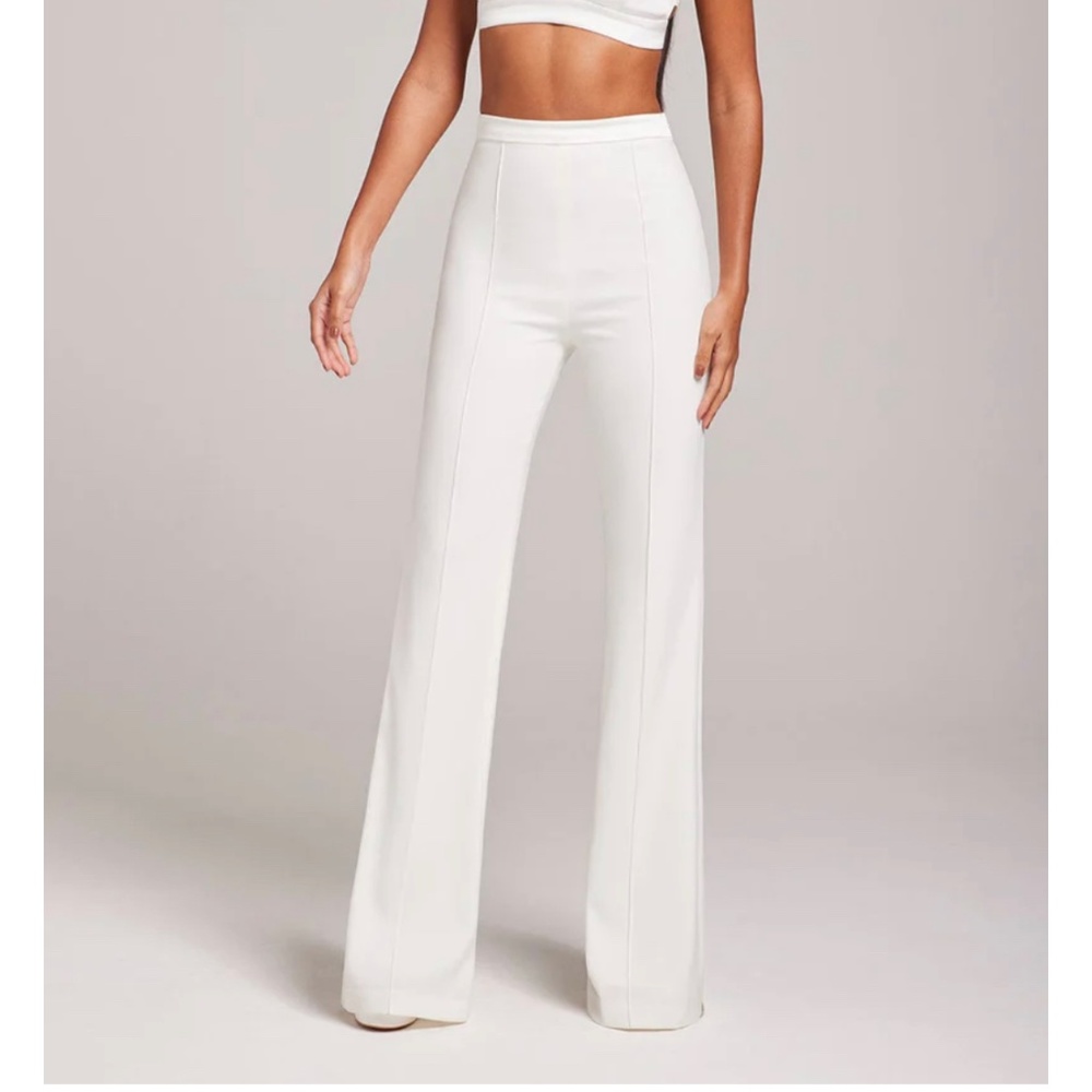 NADINE MERABI CHARLOTTE WHITE PANTS